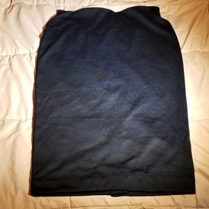 Long Black Pencil Skirt